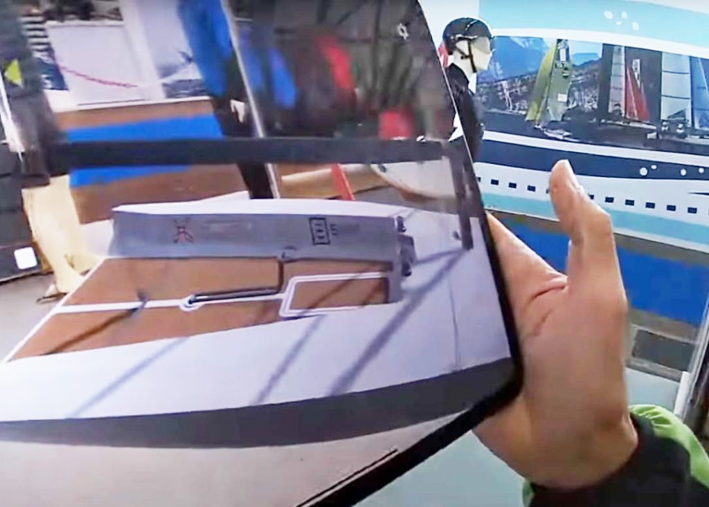 AR augmented reality in the nautical sector. The SHOWin3D solution.