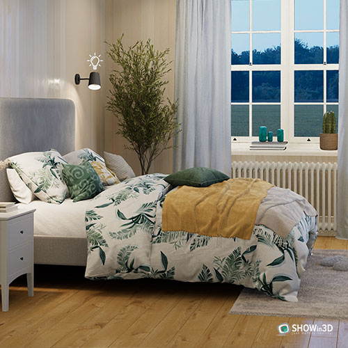 Prototipazione digitale di una camera da letto
