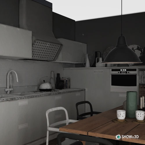 Cucina in 3d