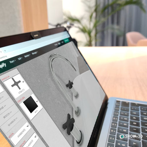 Configuratore 3d ecommerce