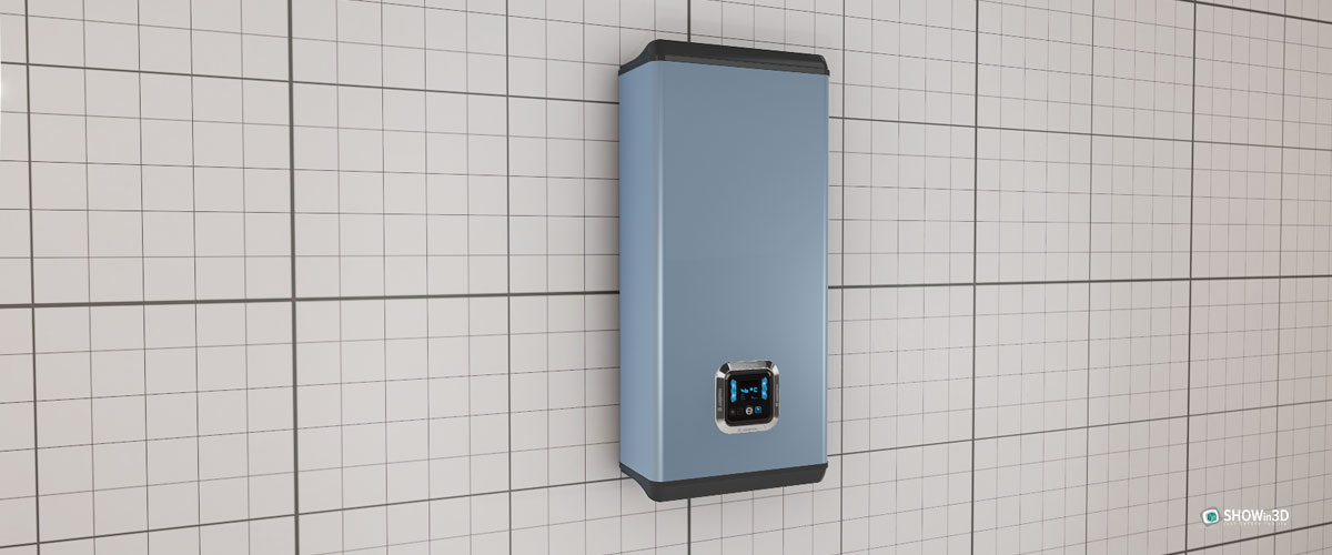 Configuratore 3d elettrodomestici: esempio caldaia a muro