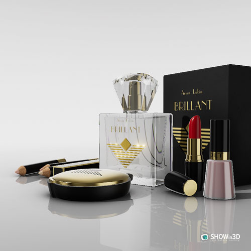 Packaging 3d cosmetici e profumi