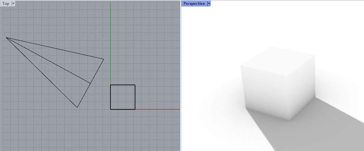 Luce spot di diverse forme geometriche