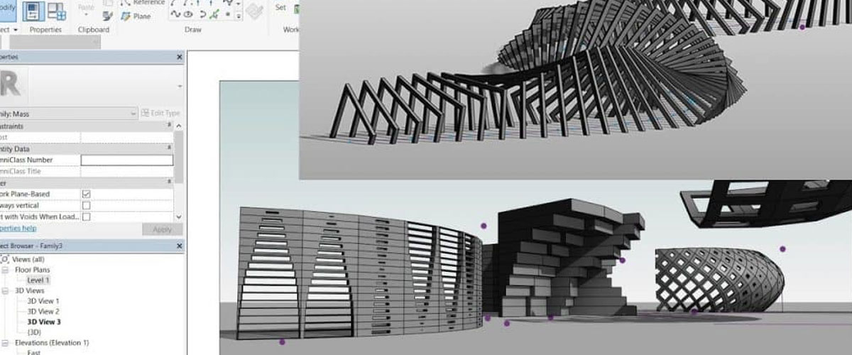 Esempio di modellazione parametrica per un progetto di architettura
