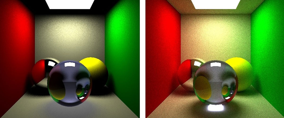 Raytracing di bocce in vetro