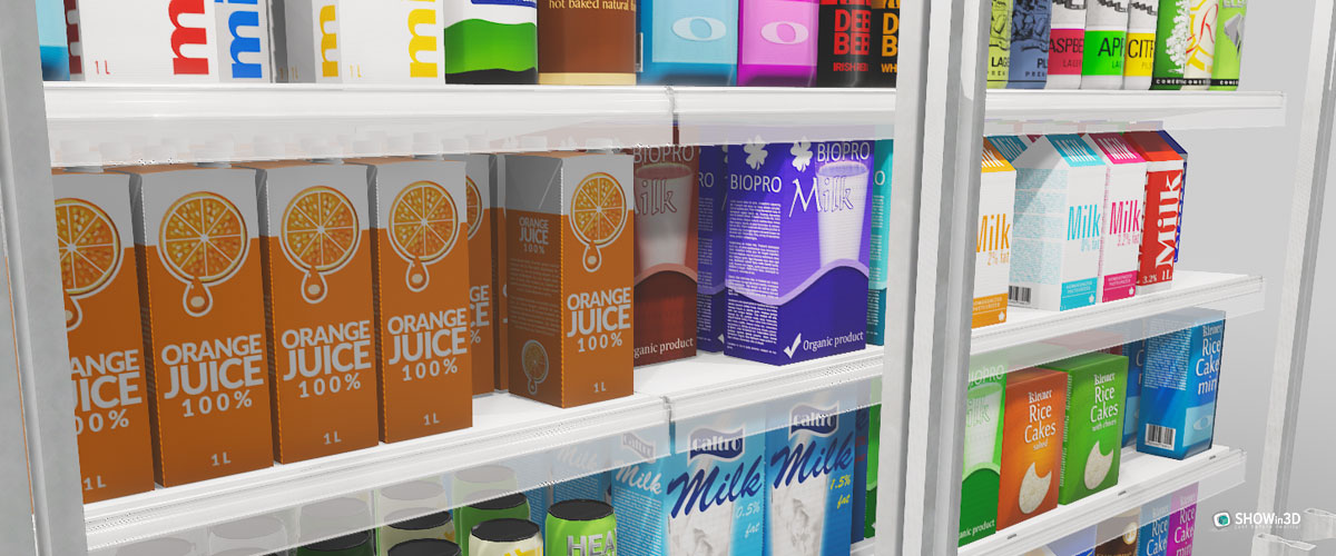 Configuratore per packaging 3d virtuale