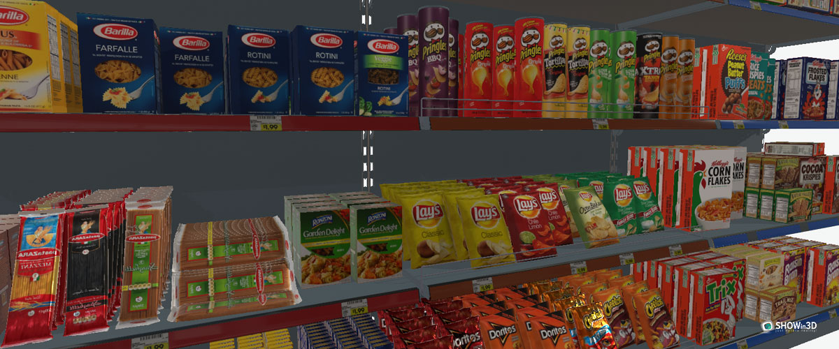 Configuratore scaffalatura supermercato