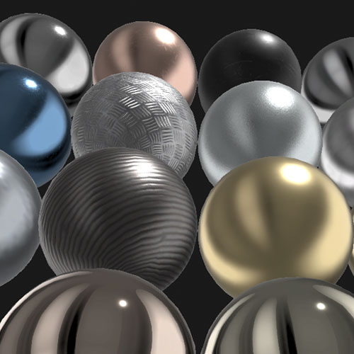 Effetti 3d di alcune palline