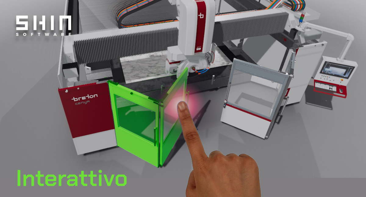 Digital Twin 3D interattivo